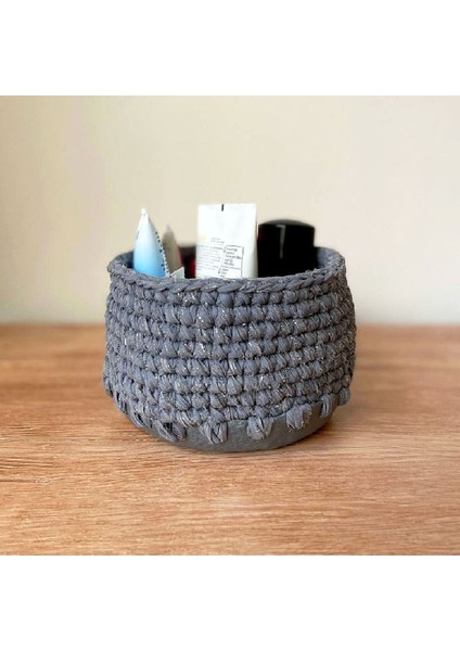 El Yapımı Papier Mache Dekoratif Örgü Sepet modelleri