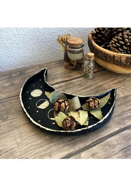 Papier Mache Dekoratif Ay Tabak fiyatları