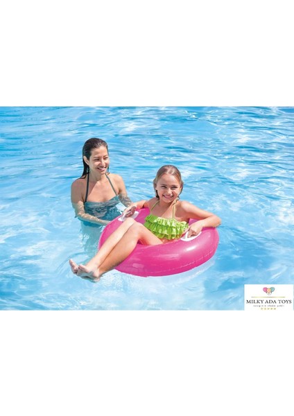 Pembe Wet Set Collectıon Şişme Parlak Simit 76 Cm/30'' 3 2 Renk 8+