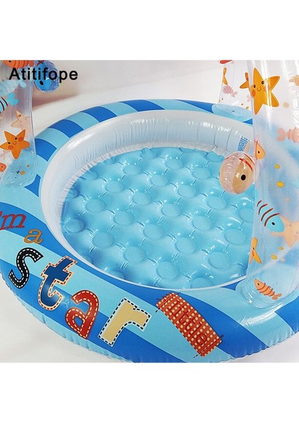 1+ Yaş Şişme Havuz Tenteli Yumuşak Şişme Tabanlı 1-3 Yaş / Intex 57428 Lil'star Shade Baby Pool Tur modelleri