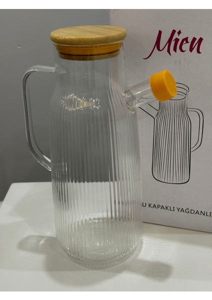 Mien Bambu Kapaklı Yağdanlık 1 Litre MIEN-780 fiyatları