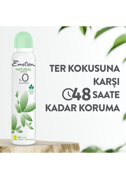 Natural Breeze Kadın Deodorant 6 x 200 ml