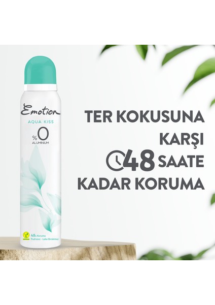 Aqua Kiss Kadın Deodorant 6 x 200 ml