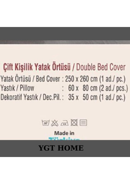 Maria Çift Kişilik 4 Parça Yatak Örtüsü 250x260 Pudra fiyatları