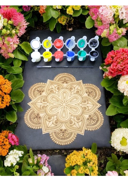 Sharp&art Ahşap Mandala Hobi Boyama Setleri