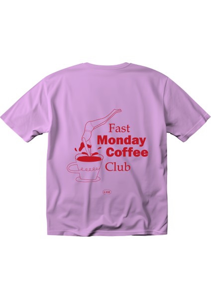 Fast Monday Club 2 Tasarım Relaxed Fit Erkek Tişört