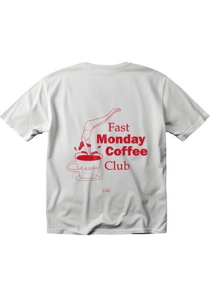 Fast Monday Club 2 Tasarım Relaxed Fit Erkek Tişört
