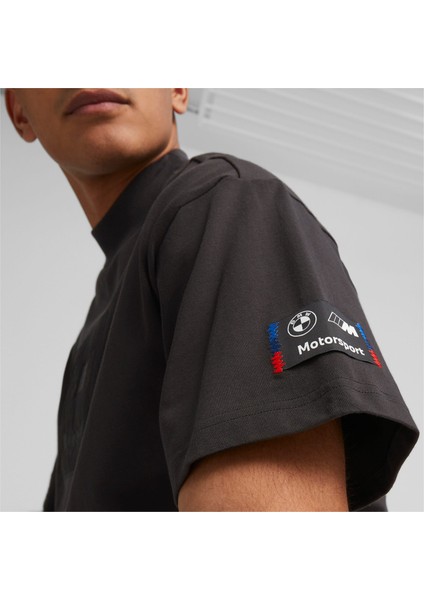 Bmw M Motorsport Statement Logo Erkek Tişört