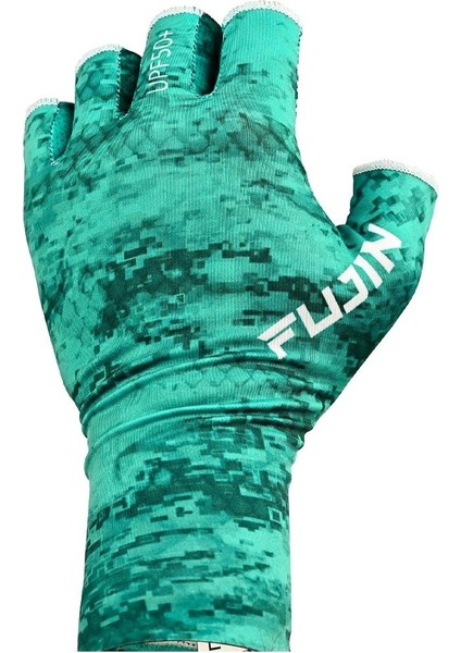 Pro Angler Summer Gloves Green