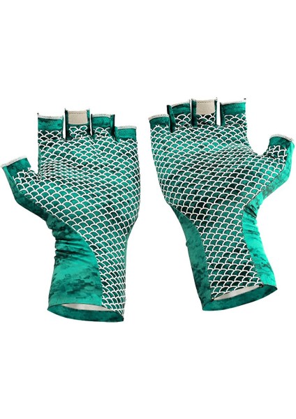 Pro Angler Summer Gloves Green