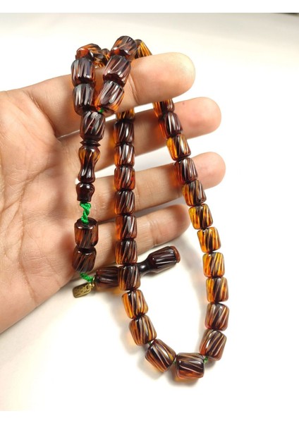 Muhammed Dabbas Usta Eseri Imzalı El Işi Kalem Oymalı Sıkma Kehribar Sertifikalı 5178 modelleri