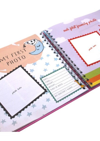 Spiralli Bebek Defteri Uçan Balon 22,5 x 22,5 cm modelleri