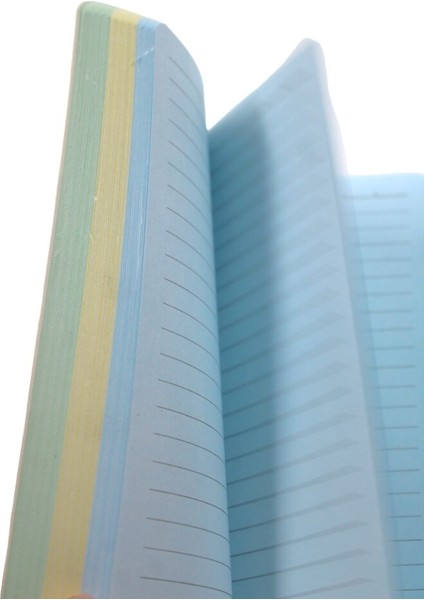 128 Yaprak Çizgili Zemin Renkli Defter Kalp 15 x 21 cm fırsatları