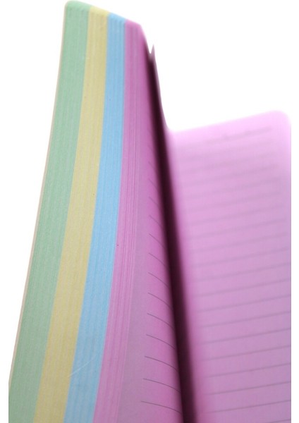 128 Yaprak Çizgili Zemin Renkli Defter Ağaçlar 15 x 21 cm fırsatları