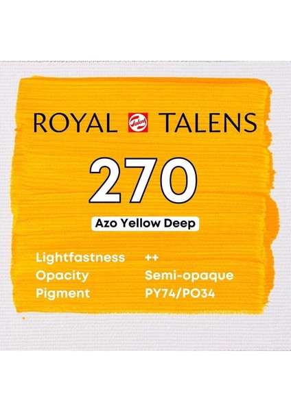 Art Creation Akrilik Boya 750ML 270 Azo Yellow Deep