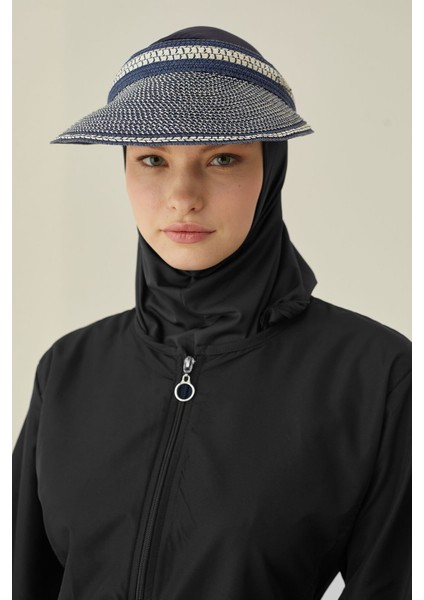 Siyah Plain Pattern Tesettür Mayo fiyatları