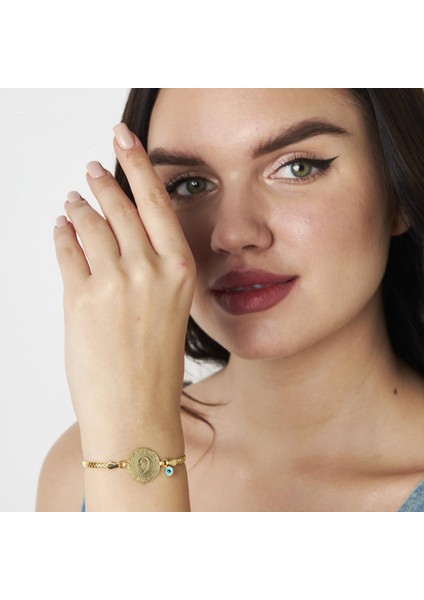 Charm ile Çeyrek Çubuk Zincir Bileklik modelleri