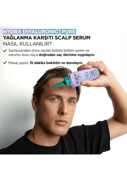 L'oréal Paris Elseve Hydra [hyaluronic] Pure Salisilik Asit Içeren Yağlanma Karşıtı Peeling Etkili Saç Derisi Serumu 102ML