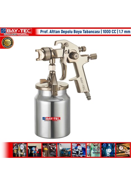 Prof. Alttan Depolu Boya Tabancası | 1000 cc | 1.7 mm