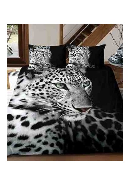Çift Kişilik Nevresim Takımı King Size Pamuk Saten 240X260 cm