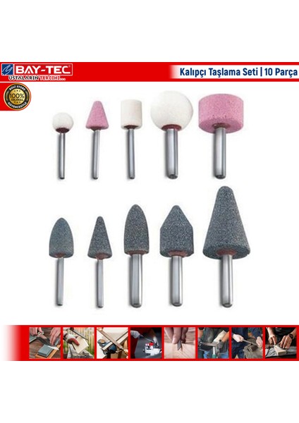 Kalıpçı Taşlama Seti | 10 Parça