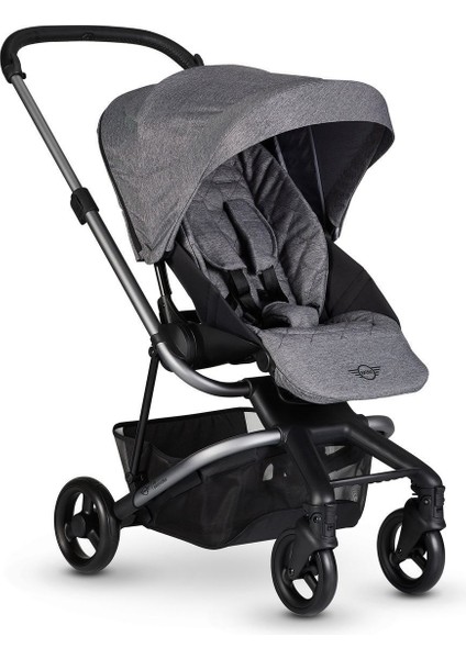 Mını By Çift Yönlü Bebek Arabası Soho Grey, Üst Düzey Sürüş, Mını Lisanslı Bebek Arabası