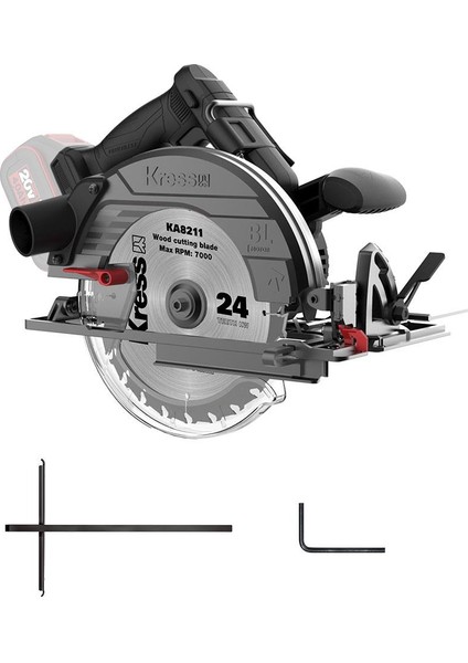 KUE15.9 20VOLT 185MM Kömürsüz Profesyonel Daire Testere (Akü Dahil Değildir)
