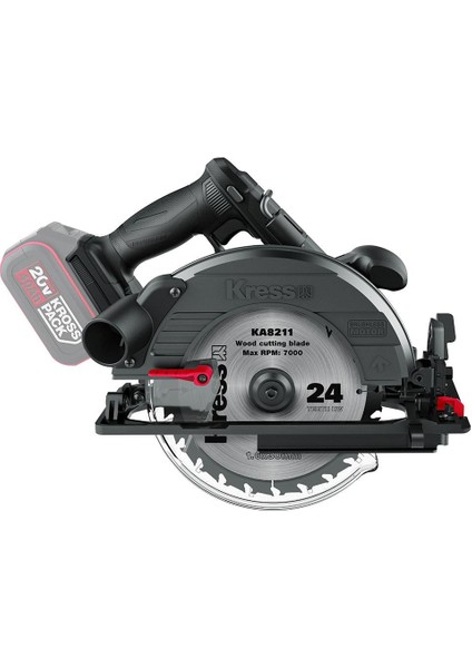 KUE15.9 20VOLT 185MM Kömürsüz Profesyonel Daire Testere (Akü Dahil Değildir)