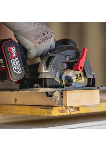 KUE15.9 20VOLT 185MM Kömürsüz Profesyonel Daire Testere (Akü Dahil Değildir)