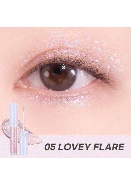 The Universe Liquid Glitter - Likit Simli Göz Farı 05 LOVEY FLARE