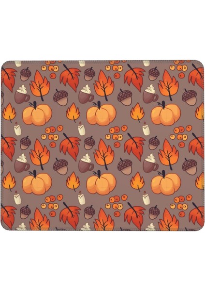 Sonbahar Kabaklar Mouse Pad 7x8.6 Inç Kaymaz Ka Taban ile Kablosuz Fare Bilgisayarlar Dizüstü Ofis Için Dayanıklı Malzemeler (Yurt Dışından)