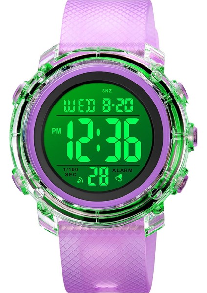 Çocuk Izle, Erkek Izle Dijital Spor Açık Çok Fonksiyonlu Kronograf LED 5ATM Su Geçirmez Alarm Takvim Erkek Kız Için Bilek Izle (Yurt Dışından) fiyatları