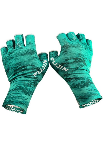 Pro Angler Summer Gloves Green