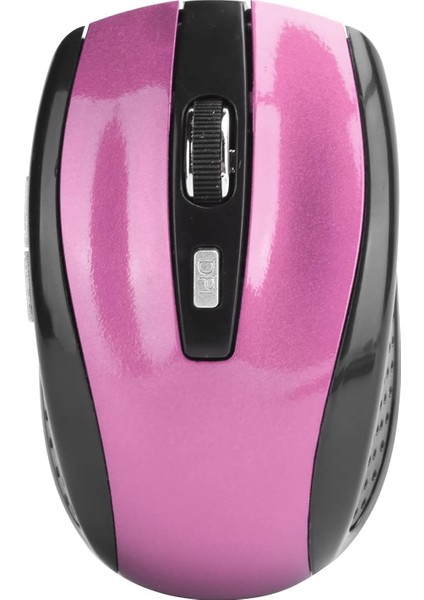 Fare, USB Alıcılı 2,4 Ghz Fare, 1600 Dpı, 6 Düğme, Dizüstü Bilgisayar, Pc, Işletim Sistemi Için Sessiz Ergonomik Tasarım Fare, (Pembe) (Yurt Dışından)