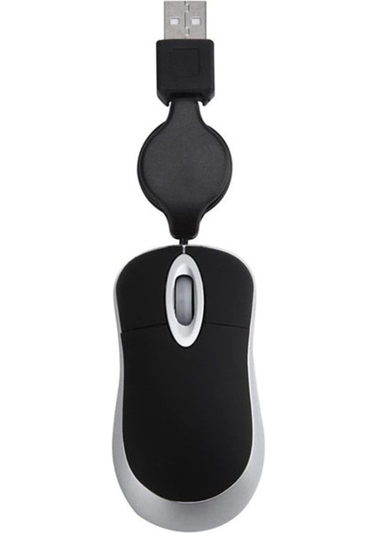 Optik Mini Geri Çekilebilir Fare Taşınabilir Mini USB Kablolu Fare Ergonomi Bilgisayar Pc Dizüstü Bilgisayar Için Ev Ofis Fareleri Geri Çekilebilir Seyahat Faresi - Küçük Mini Şık (Yurt Dışından)