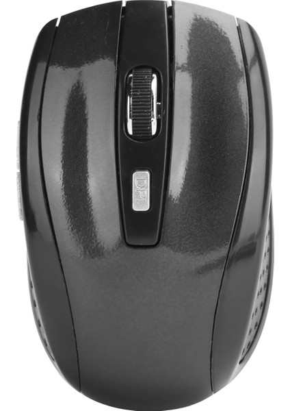 Fare, USB Alıcılı 2,4 Ghz Fare, 1600 Dpı, 6 Düğme, Dizüstü Bilgisayar, Pc, Işletim Sistemi Için Sessiz Ergonomik Tasarım Fare, (Siyah) (Yurt Dışından)