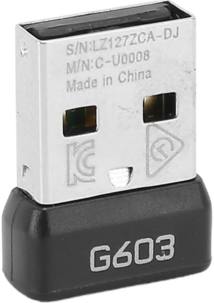 Evrensel USB Alıcı, G603 Yedek Alıcı 2.4g Tak ve Çalıştır, USB Dongle Fare Alıcı Adaptörü G603 Fare Için Kararlı Iletim Performansı (Yurt Dışından)