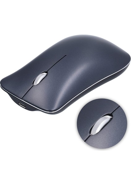 Fare,2.4g Üç Modlu Dilsiz Ergonomik Taşınabilir Fare, Akülü Ince 1600 Dpı Optik Fare,şarj Edilebilir Oyun Fareleri,usb Alıcılı,ofis Dizüstü Bilgisayar Tablet Için (Yurt Dışından)