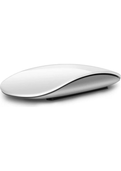 Bluetooth 5.0 Kablosuz Fare Sessiz Çok Ark Dokunmatik Fareler Dizüstü Bilgisayar Ipad Mac Pc MacBook Için Ultra-Ince Sihirli Fare (Beyaz) (Yurt Dışından)