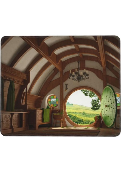 Güzel Köy Mouse Pad 7x8.6 Inç Kaymaz Ka Tabanlı Kablosuz Fare Bilgisayarlar Dizüstü Ofis Için Dayanıklı Malzemeler (Yurt Dışından)