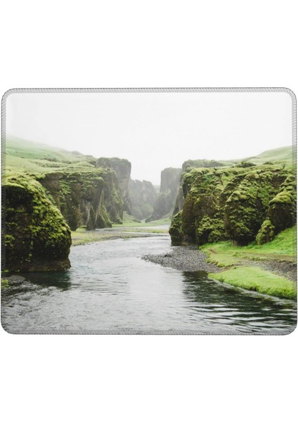 Çok Renkli Doğa Vadisi Nehirler Mouse Pad 7x8.6 Inç Kaymaz Ka Tabanlı Kablosuz Fare Bilgisayarlar Dizüstü Ofis Için Dayanıklı Malzemeler (Yurt Dışından)