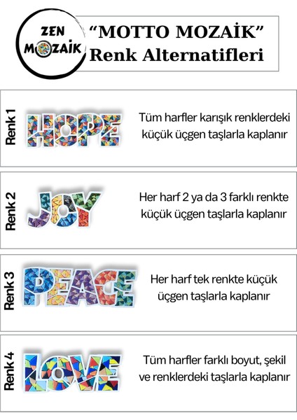 joy Motto Mozaik Seti Kendin Yap Mozaik Seti Masaüstünde Ayakta Durabilen Mozaik Aksesuar Obje fırsatları