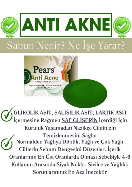 Orıgınal Hand Made Antı Acne Skın And Body Soap - El Yapımı Akne Karşıtı Cilt ve Vücut Sabunu 120 gr fiyatları