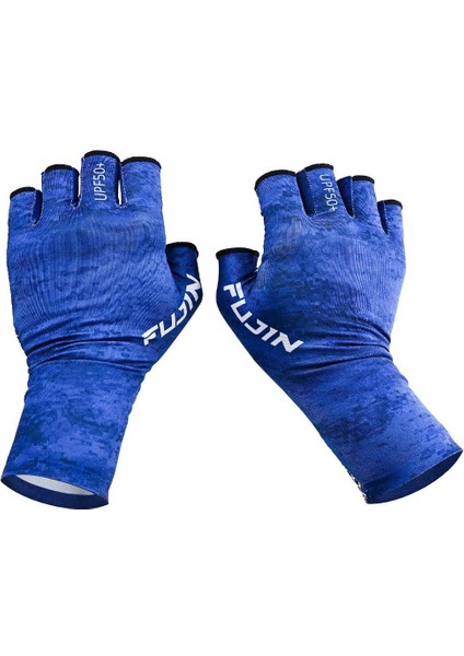 Pro Angler Summer Gloves Blue