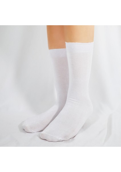 Kral Socks -Kadın Çorabı Ter Emici Dikişsiz Extra Soft Model Soket Uzun Bambu Çorap (3 Çift) Karma Renk