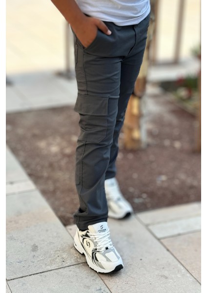 Çocuk 5 Cepli Beli Lastikli Esnek Rahat Okul Pantolonu fiyatları