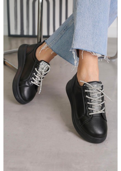 Mond Model 4 cm Tabanlı Taş Detaylı Spor Ayakakbı Sıy.tas modelleri