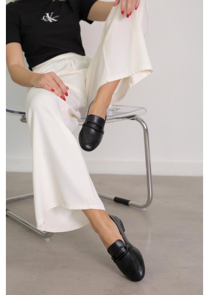 Pillow Model Gerçek Orjinal Deri Babet Loafer Sıyah fiyatları