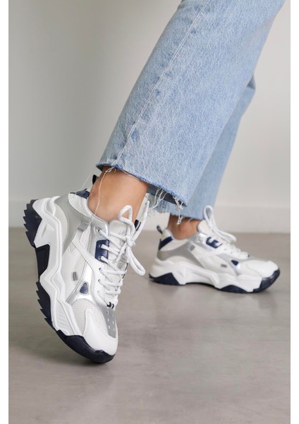Reiana Model 5 Cm Tabanlı Yeni Sezon Spor Ayakkabı Sneakers Bey.Lacv