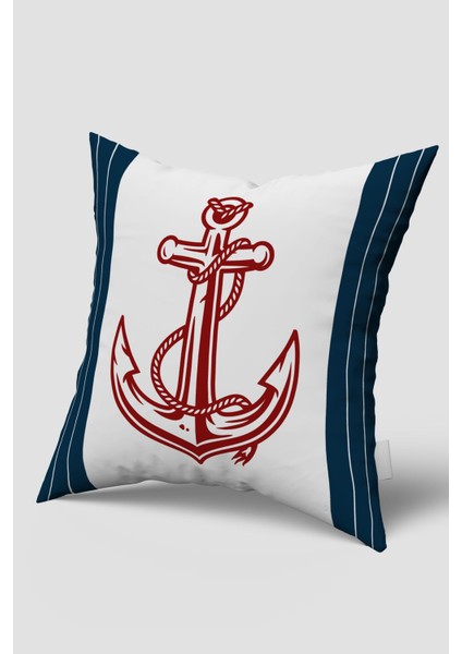 Dekoratif Kırlent, Deniz Kırlent, Marin Kırlent, Marin Serisi, Oturma Odası Kırlent, Tekli Kırlent, Çapa Kırlent BBM1699